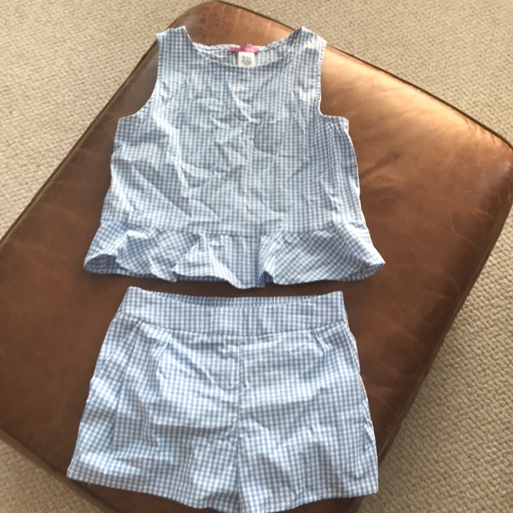 Aqua Top and Shorts